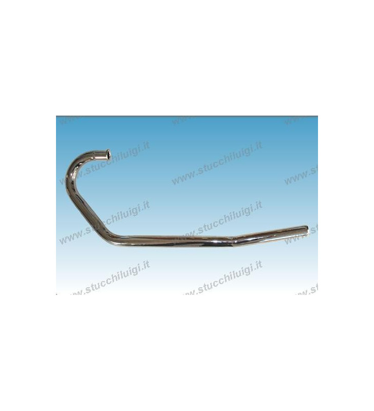 TUBO SCARICO SINISTRO CROMATO