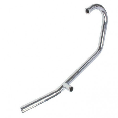 TUBO SCARICO SINISTRO CROMATO