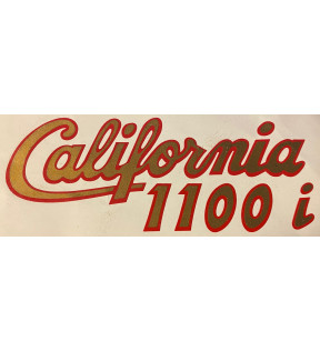 SIDE COVER STICKERS 1100 CALIFORNIA I. GOLD/RED