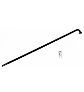 SPOKE WITH NIPPLE 3.5X210 FALCONE-AIRONE-ASTORE 2ND SERIES PAINTED BLACK
