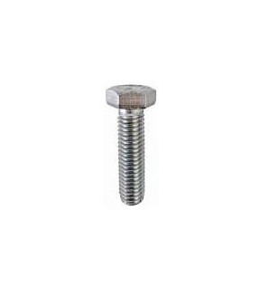 SCREW TE M6X20 WHITE ZINC 8.8