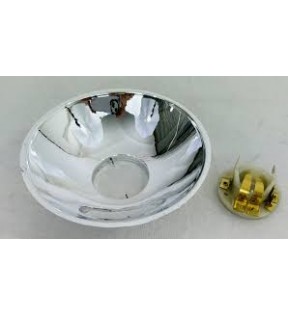 PARABOLA FARO CON PORTALAMPADA Ø130mm GALLETTO-LODOLA-STORNELLO