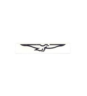 TARGHETTA AQUILA ORO/NERO 1000 CALIFORNIA III-S-650-350 FLORIDA